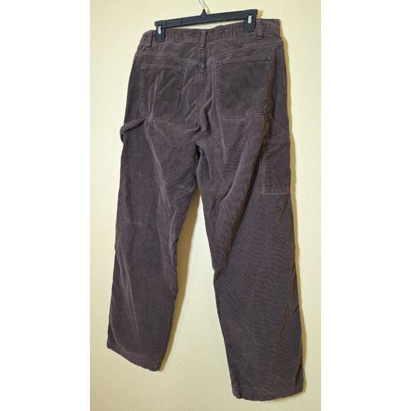 Gap Vintage Carpenter Pants Womens Size 12 Brown Corduroy Y2K - Picture 4 of 8